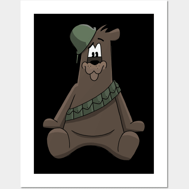 Army Bear Wall Art by Tuckerjoneson13